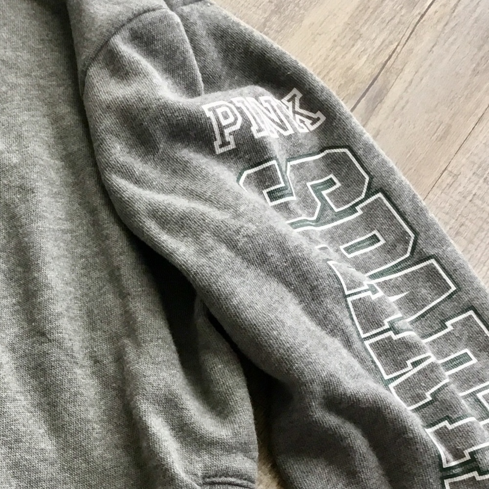 NWT Victorias Secret Pink Campus Oversized Hoodie - Picture 5 of 8